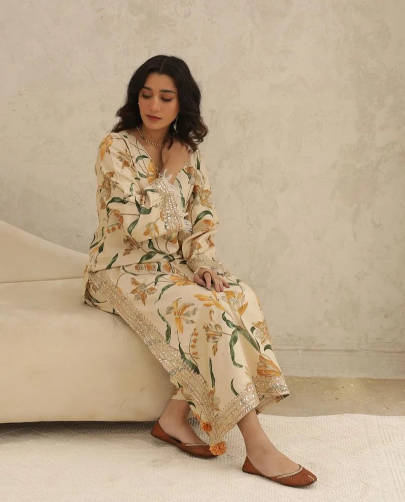 IRIS BLOOM 2-PIECE STITCHED OUTFIT