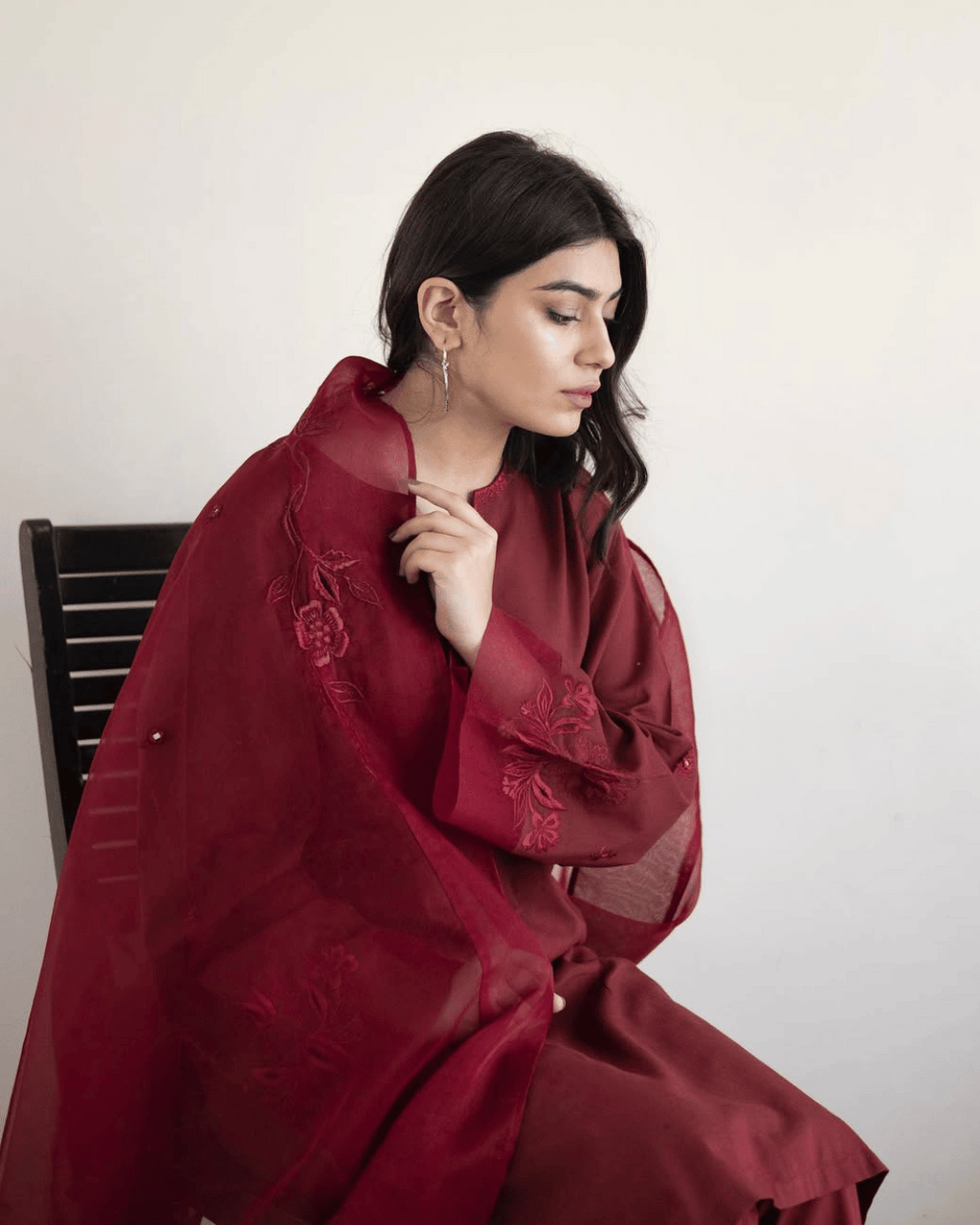 Rang-e-Ishq – A Signature Maroon 3-Piece Ensemble
