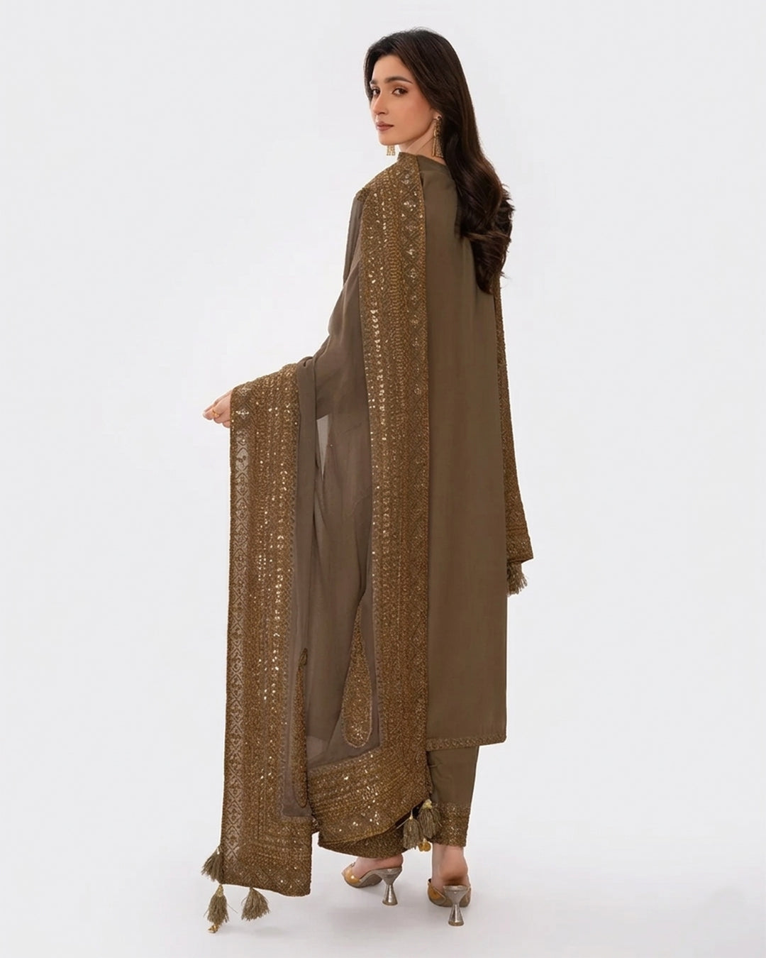 Brown Attire | 3-piece stitched suit