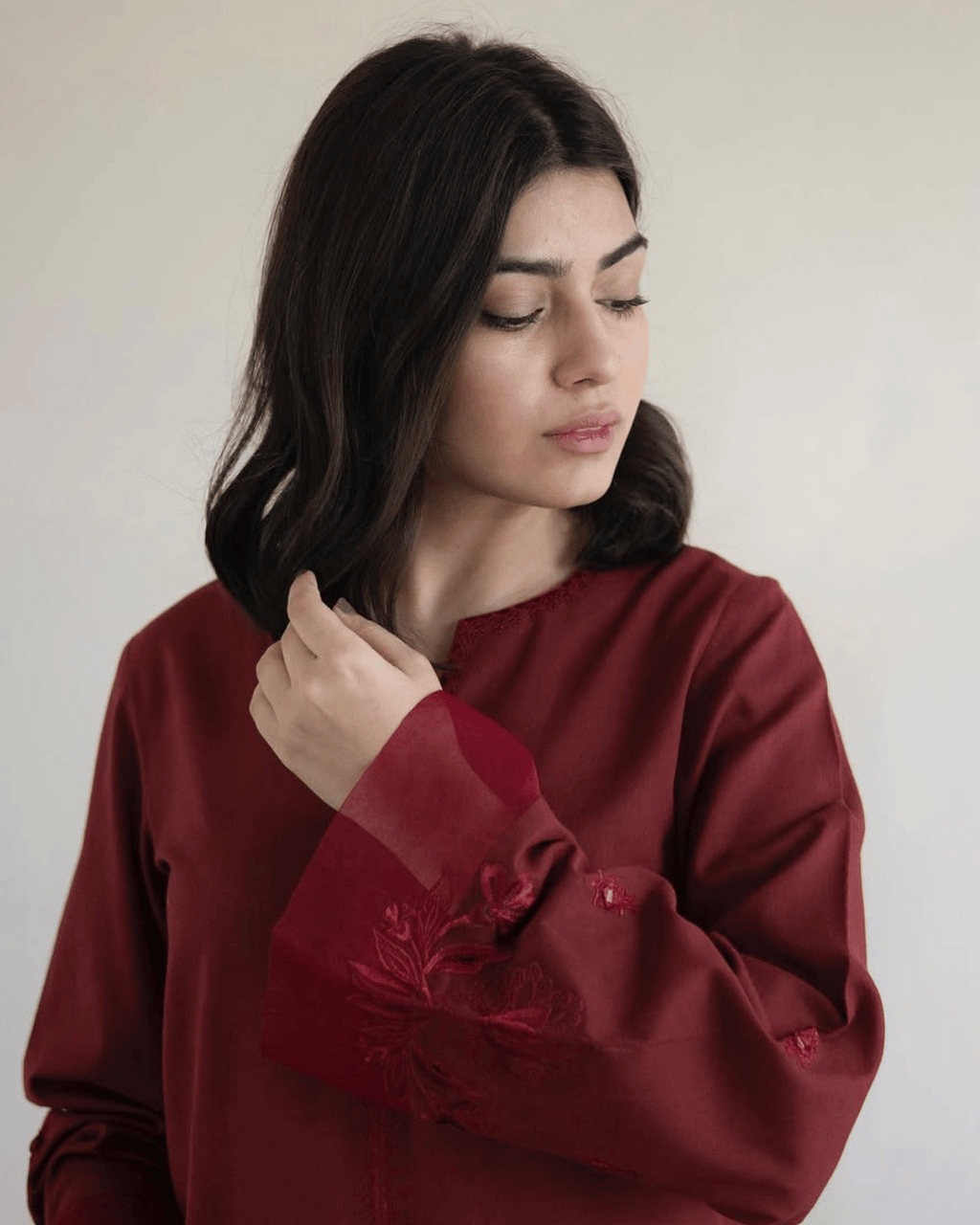 Rang-e-Ishq – A Signature Maroon 3-Piece Ensemble