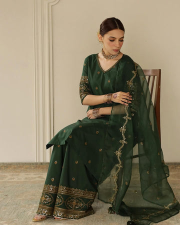 GUL E SABZ 3-PIECE STITCHED OUTFIT