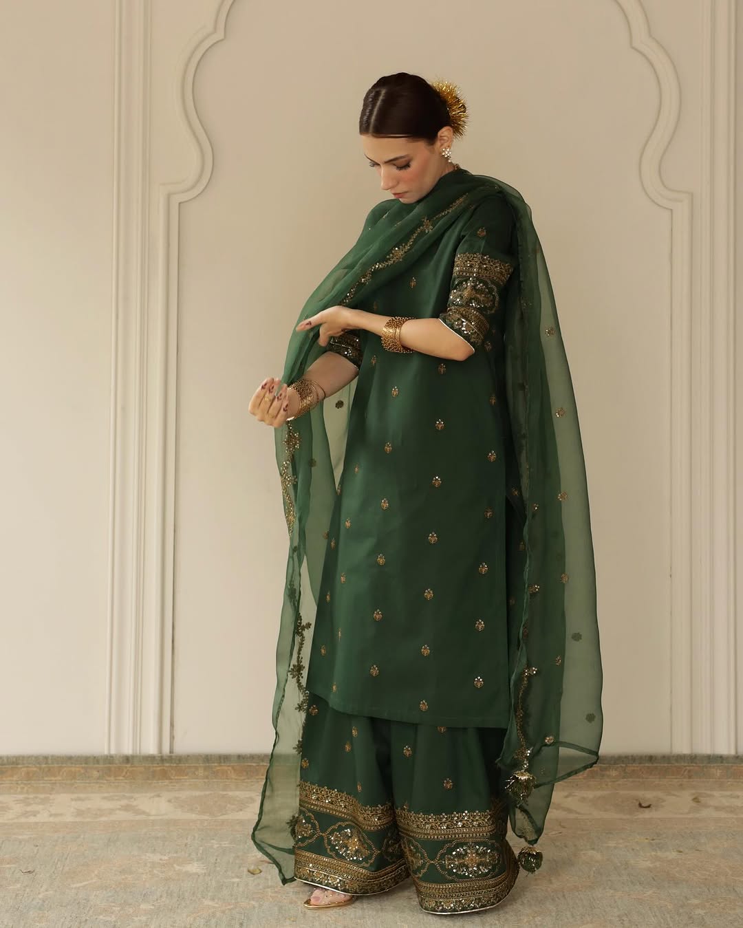 GUL E SABZ 3-PIECE STITCHED OUTFIT