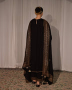 Black Attire | 3 - PIECE STITCHED SUIT