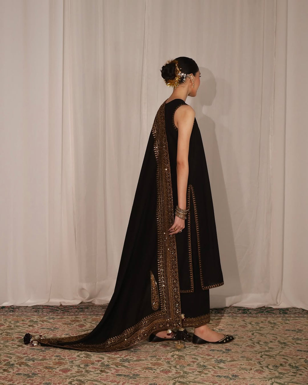 Black Attire | 3 - PIECE STITCHED SUIT