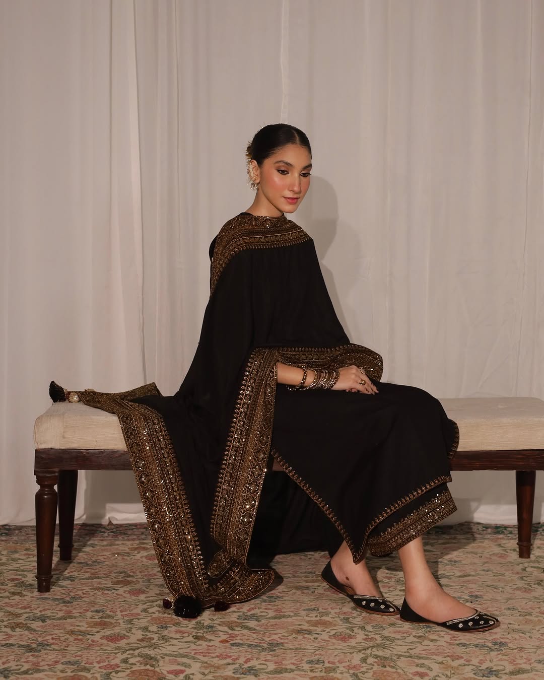 Black Attire | 3 - PIECE STITCHED SUIT